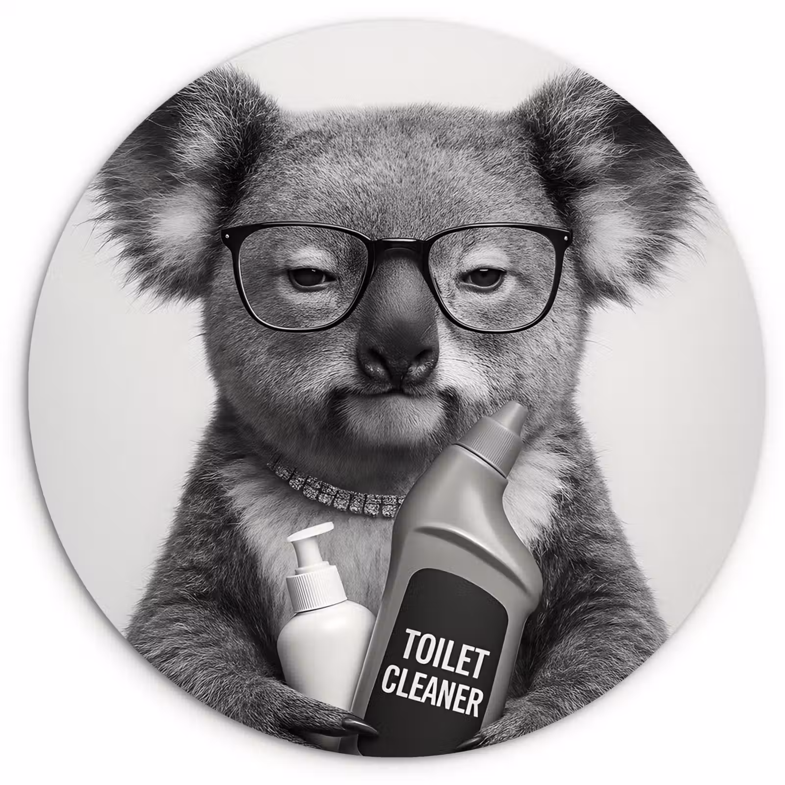 Muurcirkel - Koala - Bril - Toilet — 1