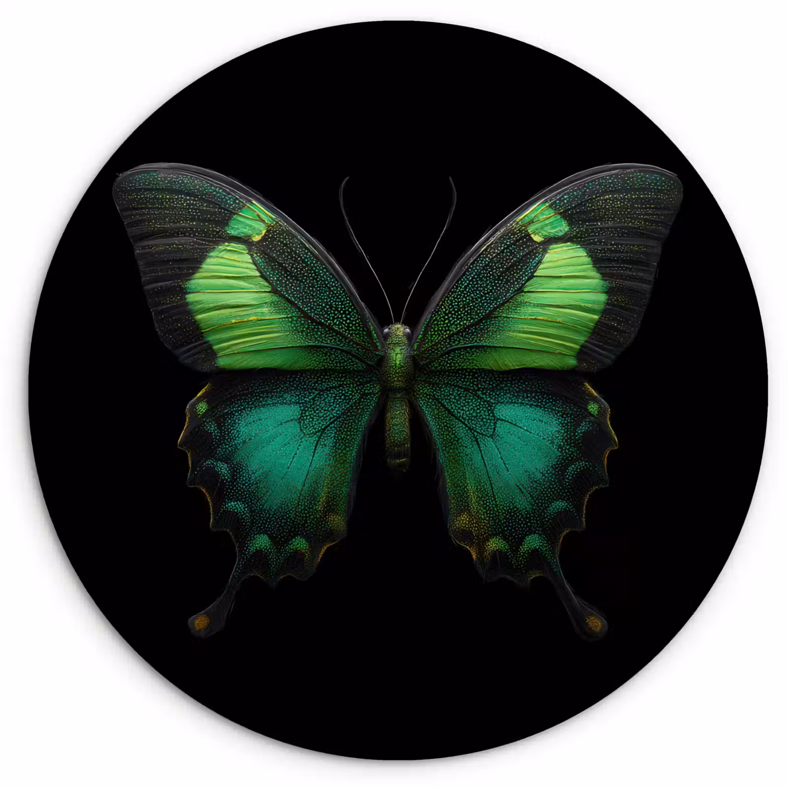 Muurcirkel - Vlinder - Groen - Opvallend — 1
