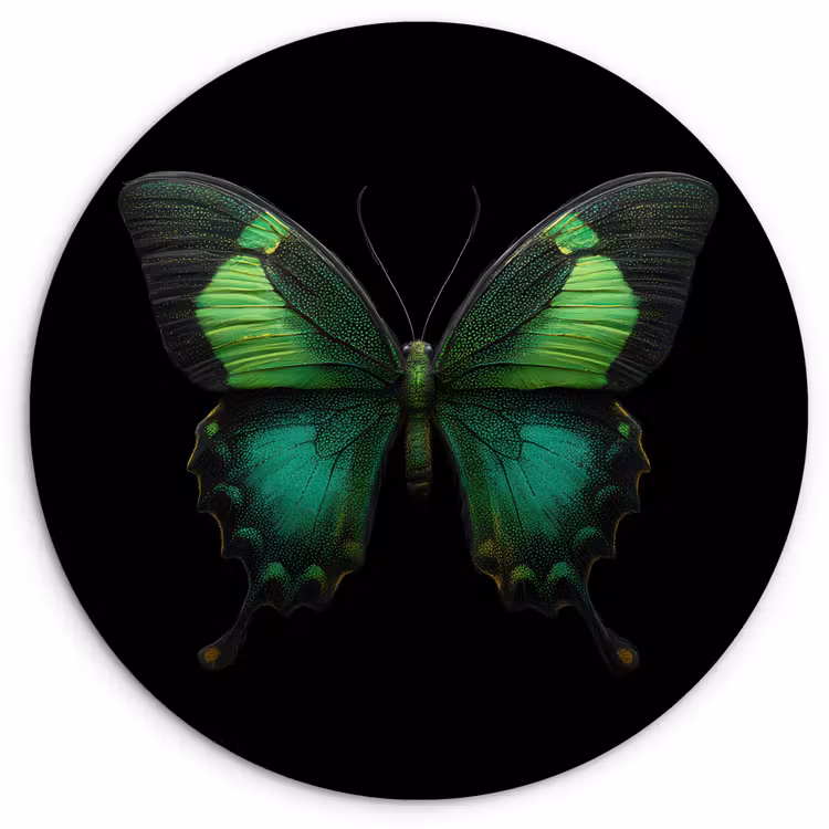 Muurcirkel - Vlinder - Groen - Opvallend — 1
