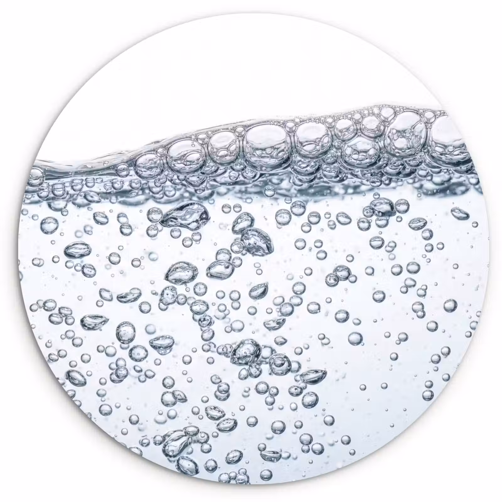 Muurcirkel - Luchtbellen - Water - Dynamisch — 1