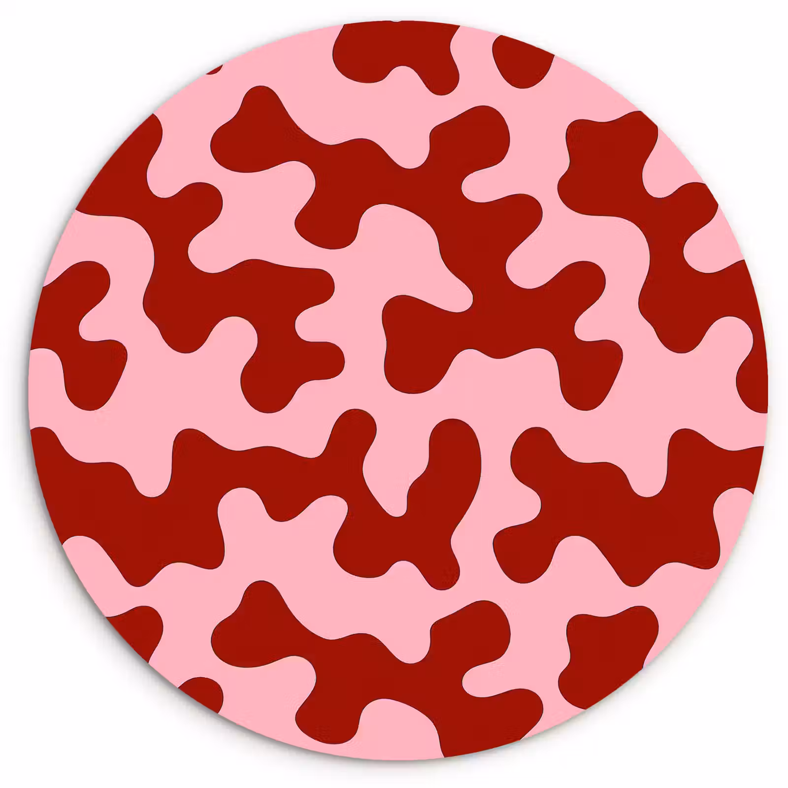 Muurcirkel - Modern - Abstract - Rood — 1