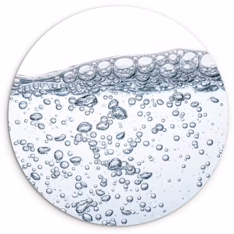 Muurcirkel - Luchtbellen - Water - Dynamisch — 1