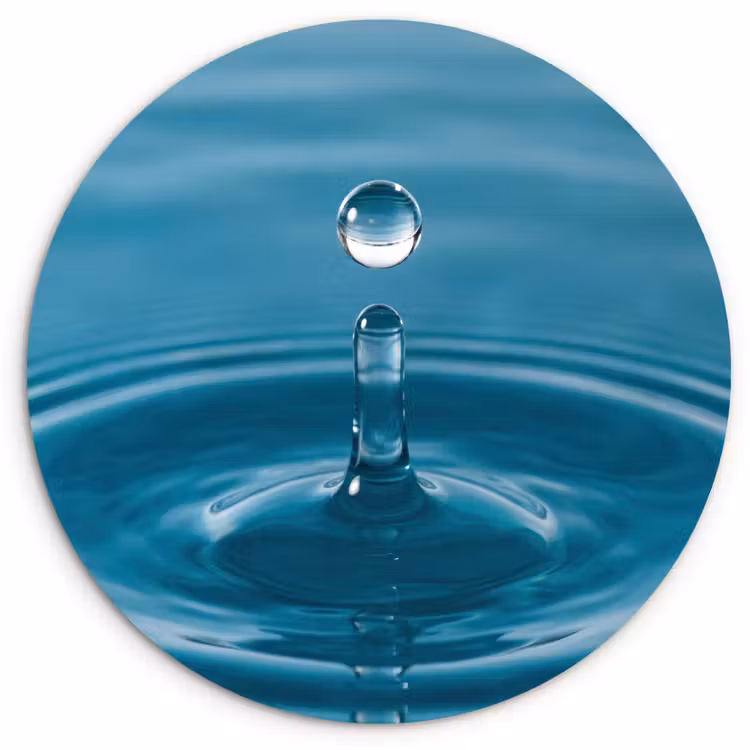 Muurcirkel - Waterdruppel - Water - Oppervlakte — 1