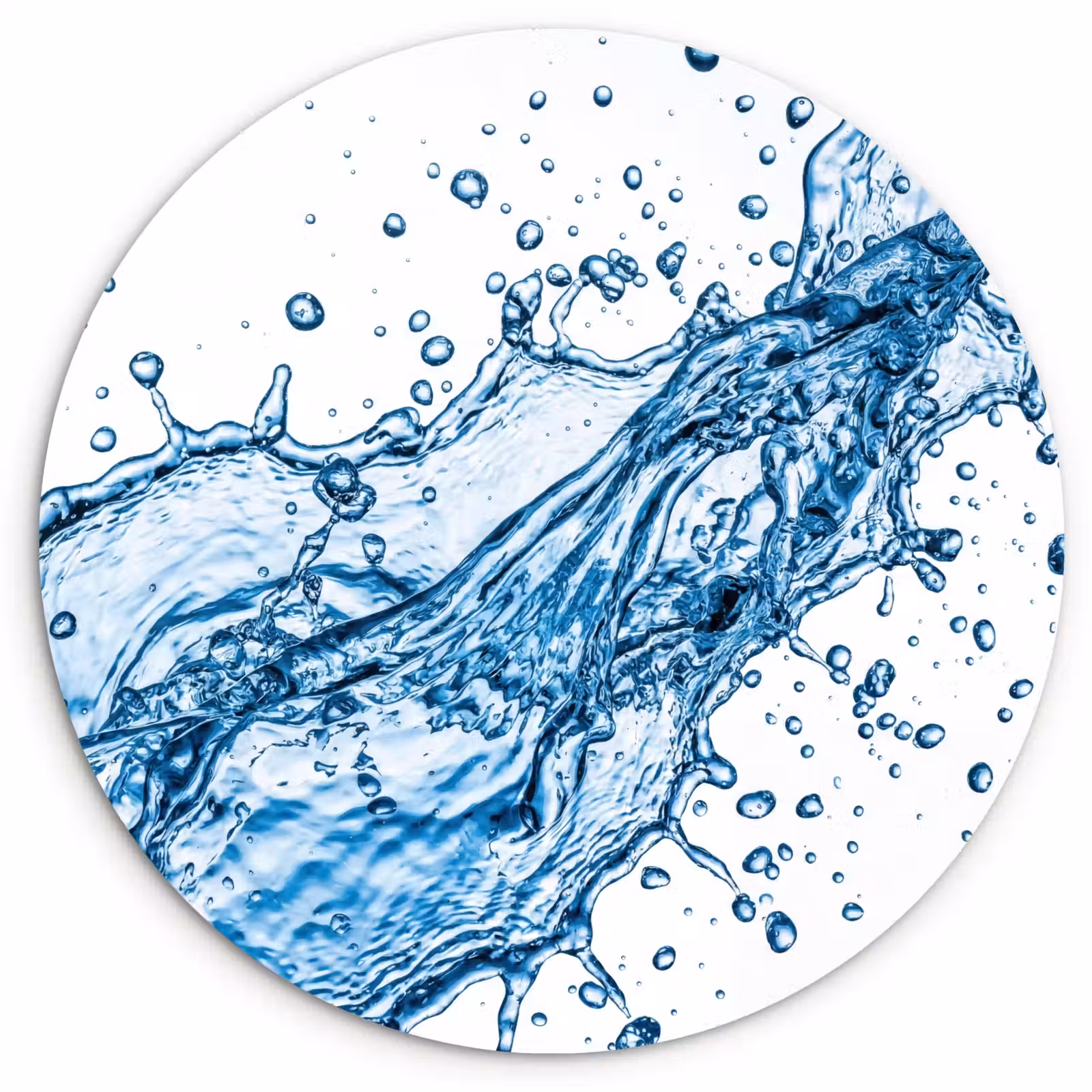 Muurcirkel - Spash - Water - Blauw — 1