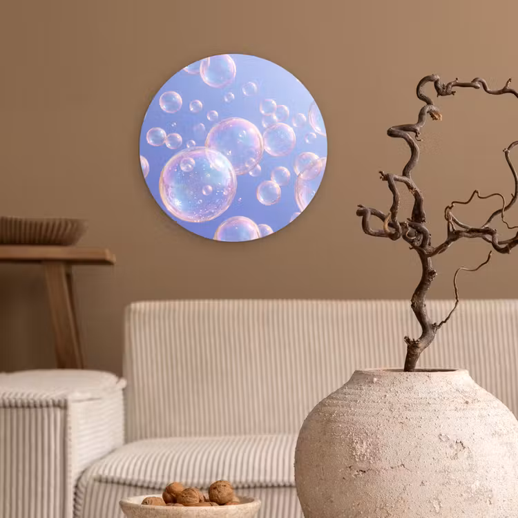 Muurcirkel - Pastel - Bubbels - Dromerig — 2