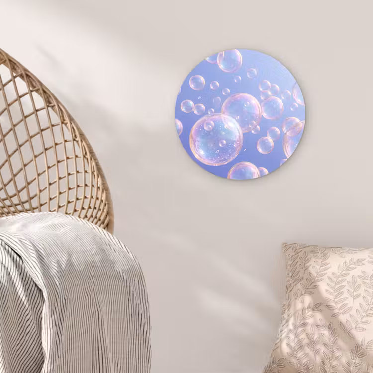 Muurcirkel - Pastel - Bubbels - Dromerig — 5
