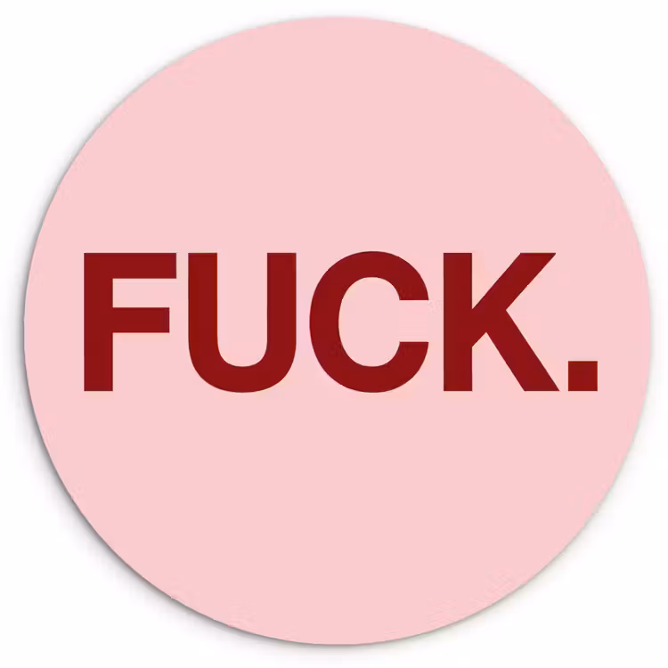 Muurcirkel - Statement - Krachtig - Roze — 1