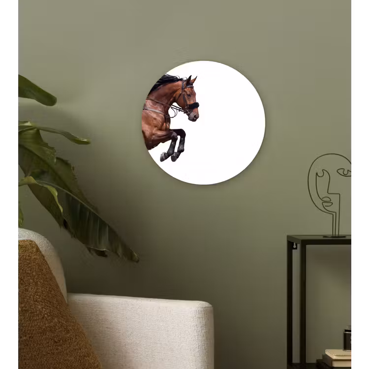 Muurcirkel - Paard - Springen - Modern — 3