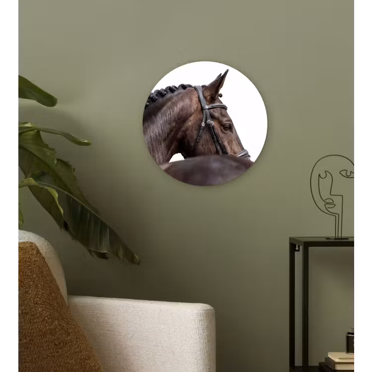 Muurcirkel - Portret - Paard - Elegant — 3
