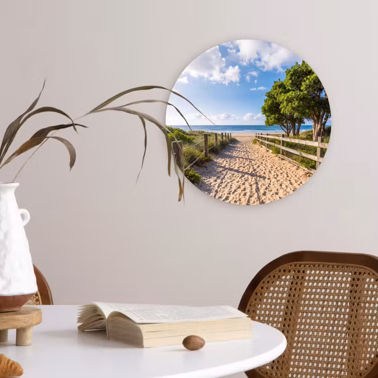 Muurcirkel - Strand - Zandpad - Oceaan - Natuur — 4