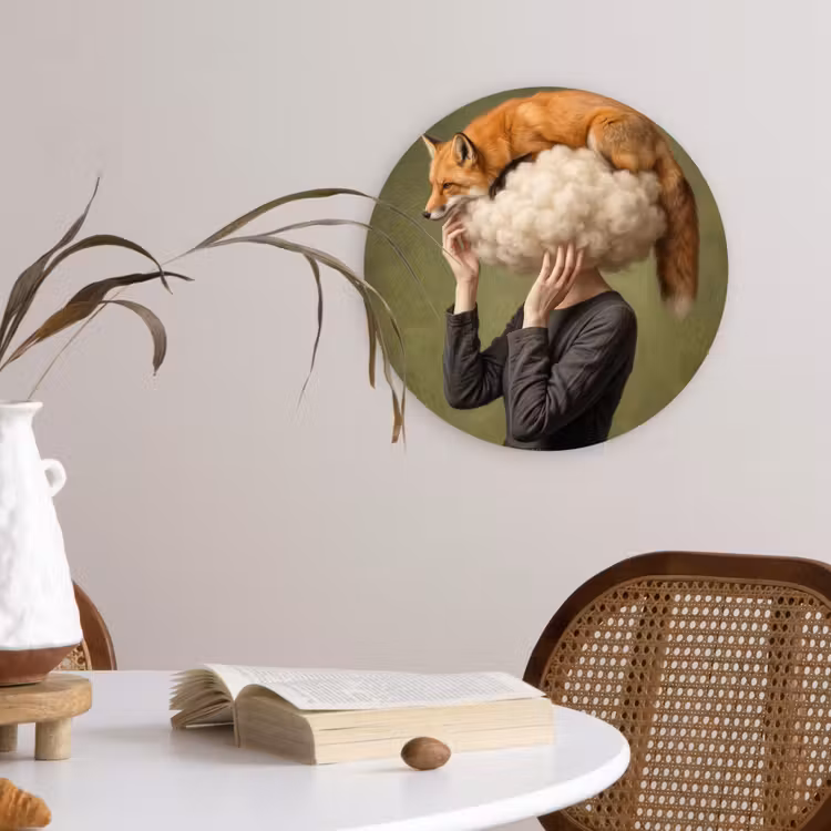 Muurcirkel - Vos - Surrealistisch - Groen — 4