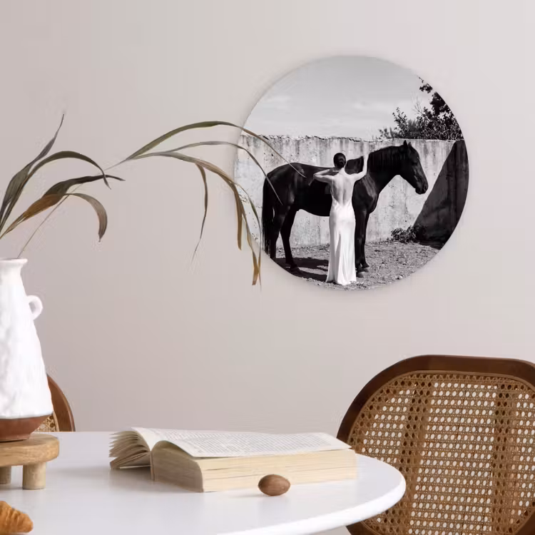 Muurcirkel - Vrouw - Paard - Artistiek — 4