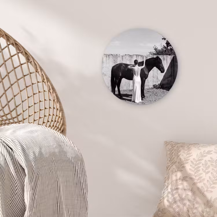 Muurcirkel - Vrouw - Paard - Artistiek — 5
