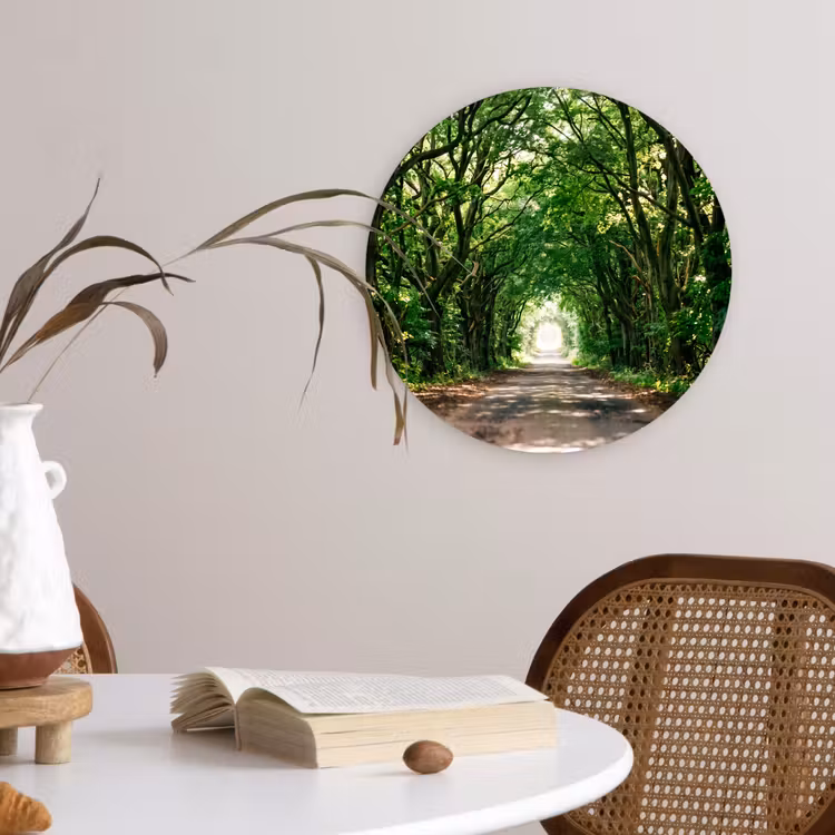 Muurcirkel - Weg - Bomen - Natuur - Groen — 4