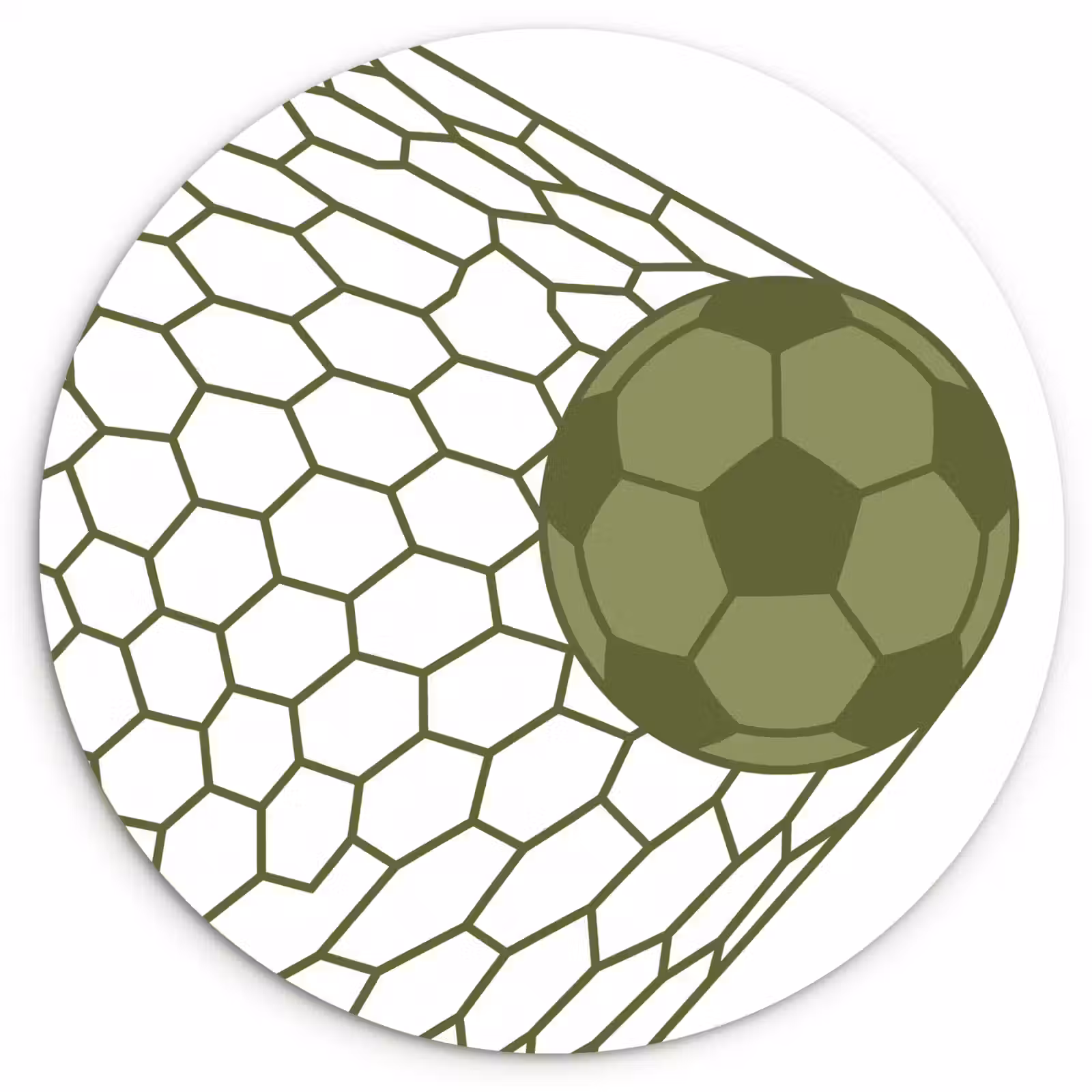 Muurcirkel - Voetbal - Goal - Sport - Groen — 1