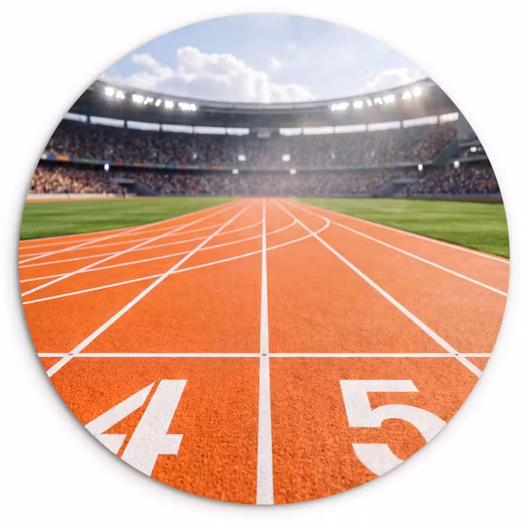 Muurcirkel - Sintelbaan - Stadion - Sport -Oranje — 1