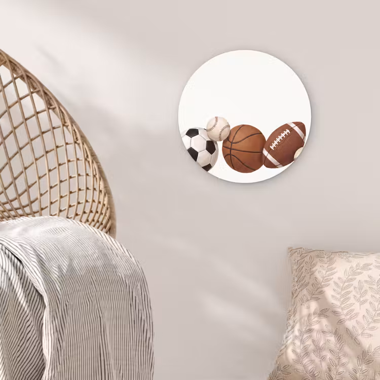 Muurcirkel - Sport - Ballen - Illustratie — 5