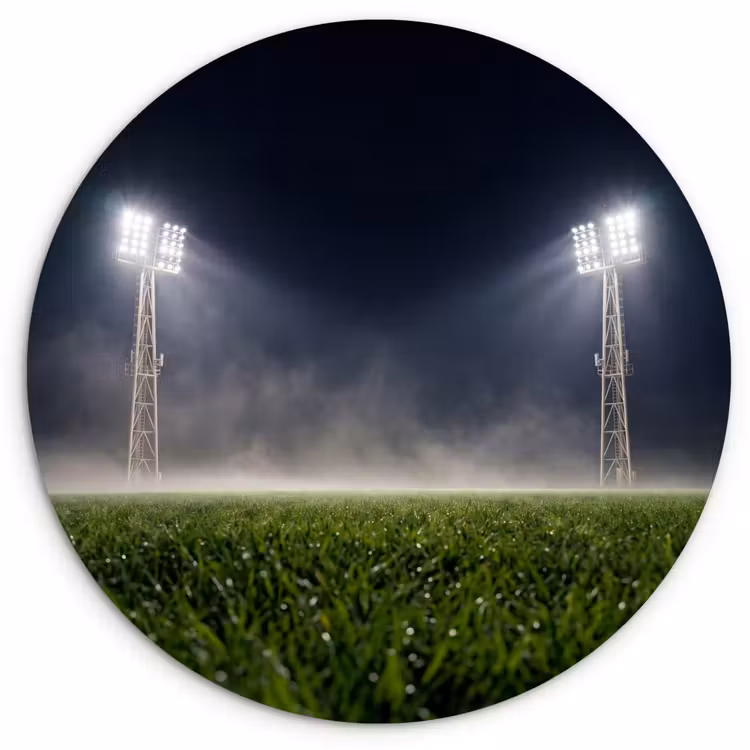 Muurcirkel - Stadion - Lichtmast - Sport - Nacht — 1