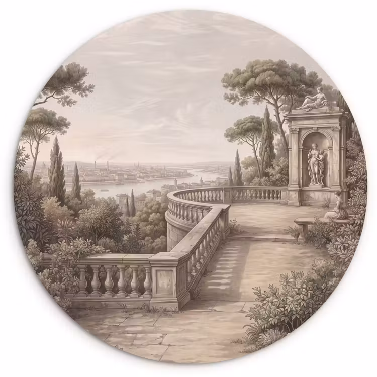 Muurcirkel - Terras - Stad - Uitzicht - Rivier — 1