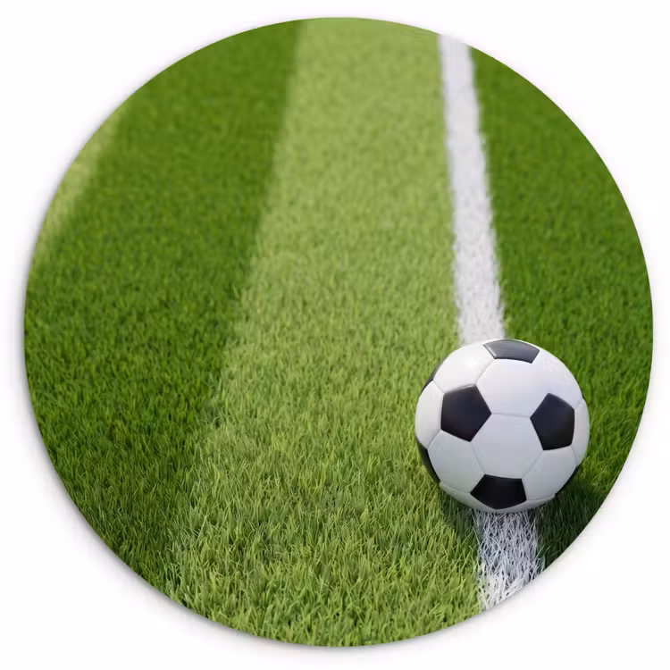 Muurcirkel - Voetbal - Grasveld - Sport - Groen — 1