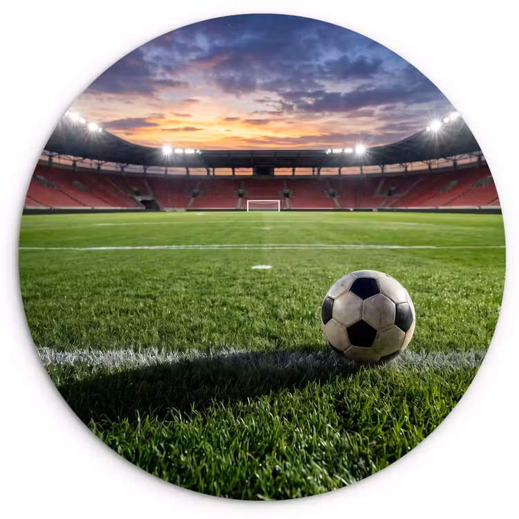 Muurcirkel - Voetbal - Stadion - Sport - Groen — 1