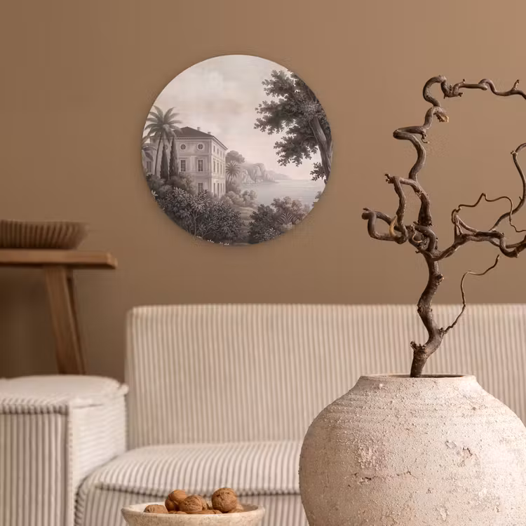 Muurcirkel - Zee - Villa - Beige — 2