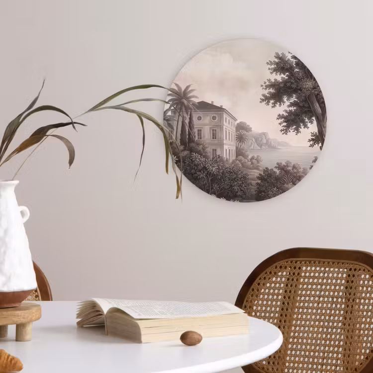 Muurcirkel - Zee - Villa - Beige — 4