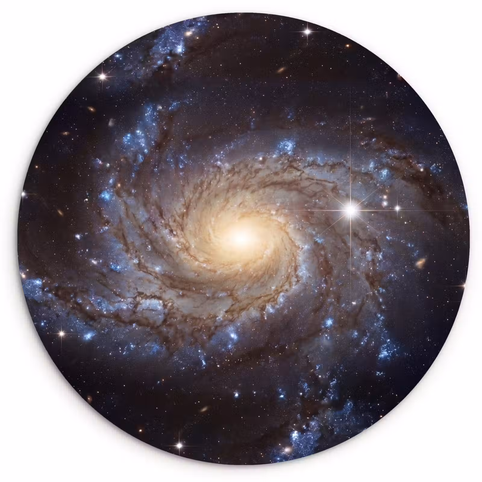 Muurcirkel - Kosmos - Sterrenstelsel - Donker — 1