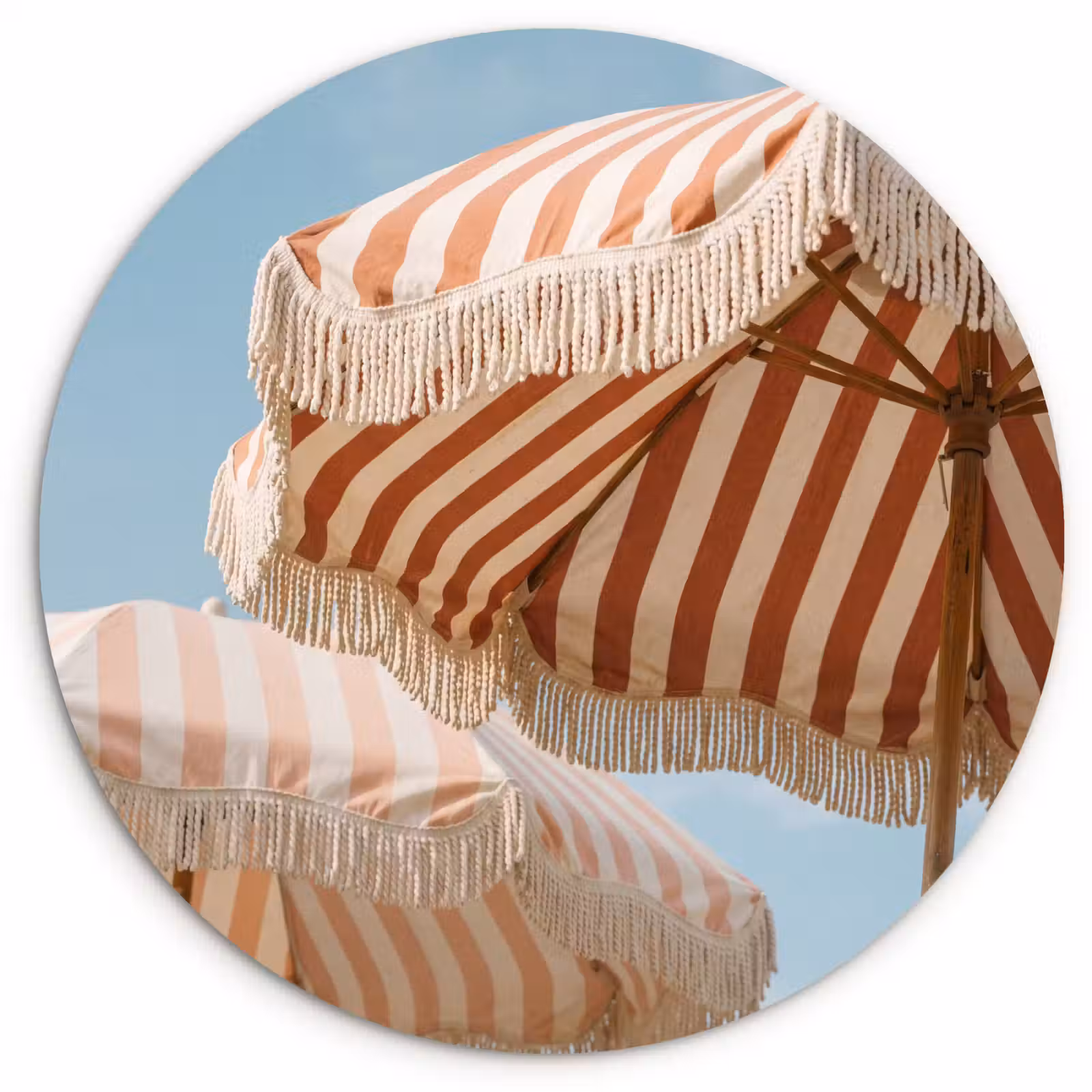 Muurcirkel - Parasol - Lucht - Rood — 1