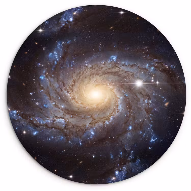 Muurcirkel - Kosmos - Sterrenstelsel - Donker — 1