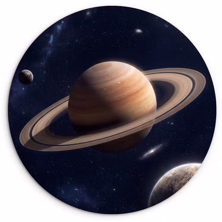 Muurcirkel - Planeten - Saturnus - Ruimte — 1