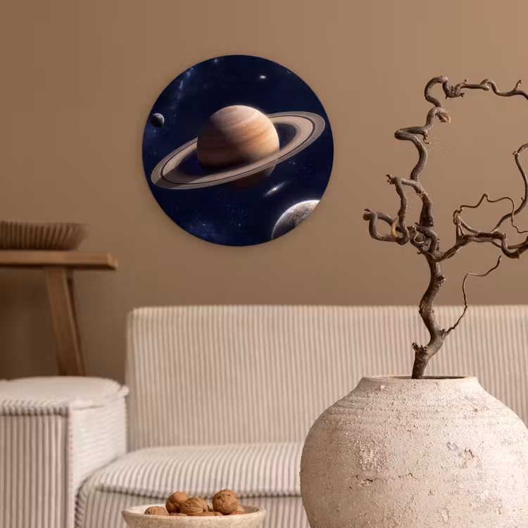 Muurcirkel - Planeten - Saturnus - Ruimte — 2