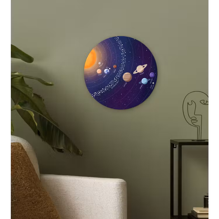 Muurcirkel - Planetenstelsel - Ruimte - Illustratie — 3