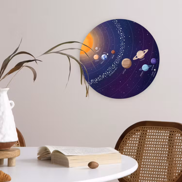 Muurcirkel - Planetenstelsel - Ruimte - Illustratie — 4