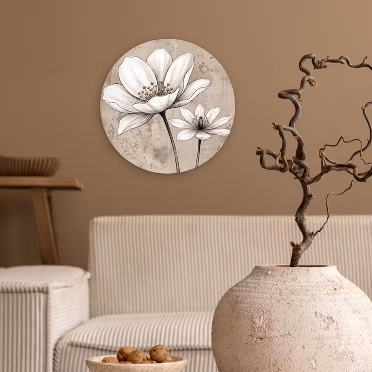 Muurcirkel - Modern - Design - Wit — 2