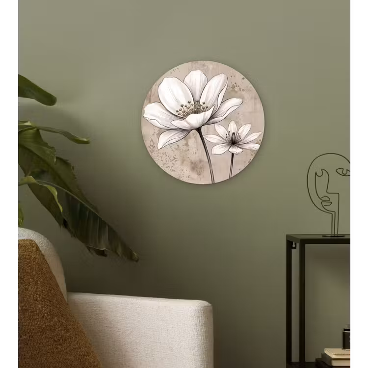 Muurcirkel - Modern - Design - Wit — 3