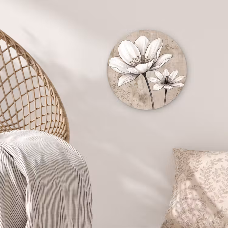Muurcirkel - Modern - Design - Wit — 5