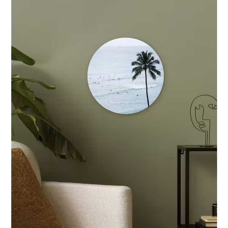 Muurcirkel - Oceaan - Palmbomen - Surfers — 3