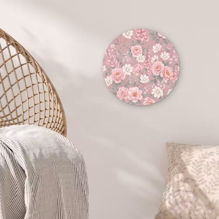 Muurcirkel - Pioenrozen - Vingerhoedskruid - Pink — 5