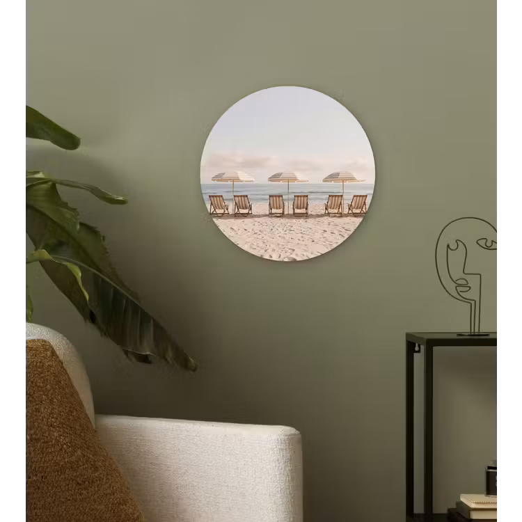 Muurcirkel - Strand - Stoelen - Parasol — 3