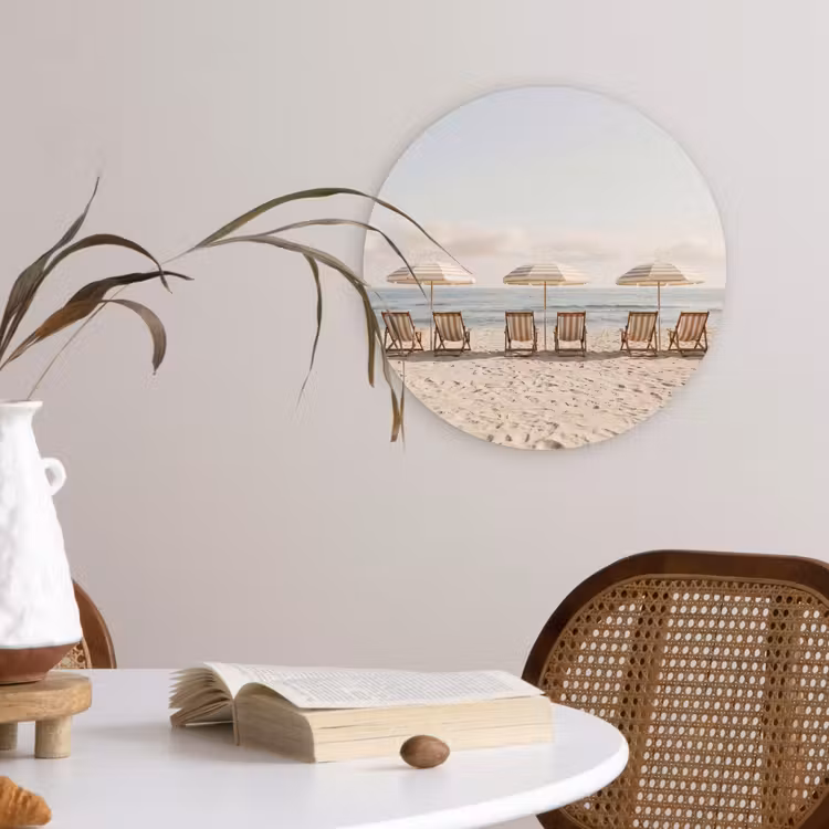 Muurcirkel - Strand - Stoelen - Parasol — 4