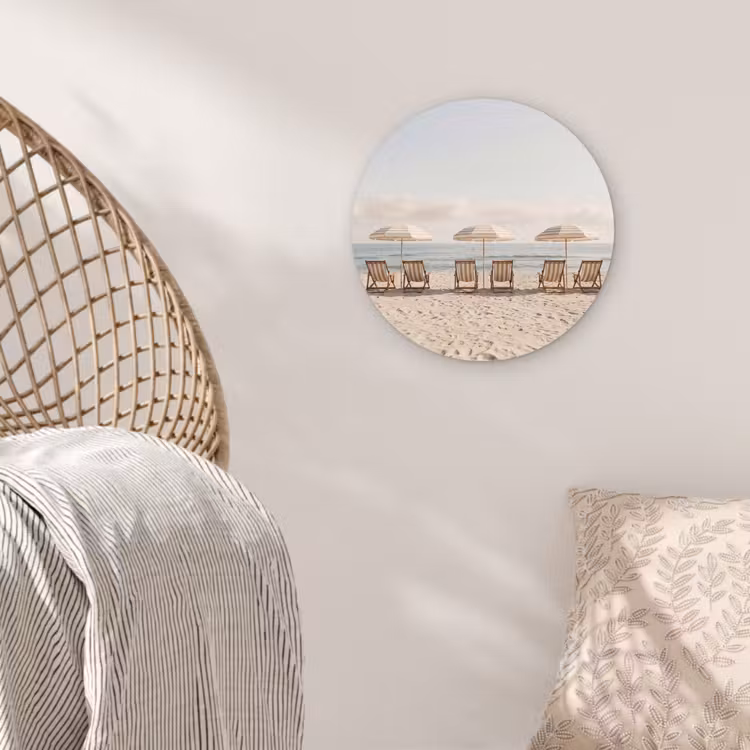 Muurcirkel - Strand - Stoelen - Parasol — 5
