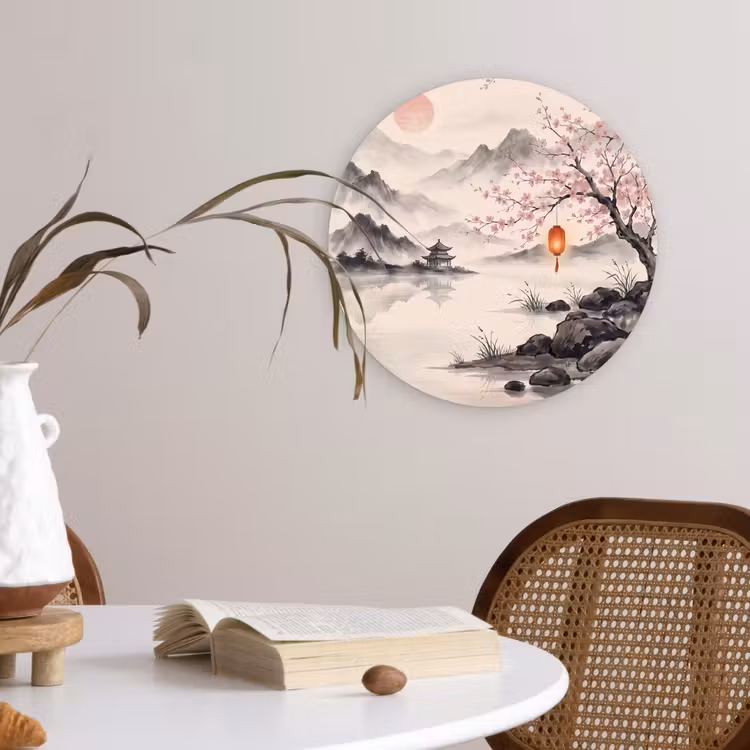 Muurcirkel - Zon - Japans - Traditioneel — 4