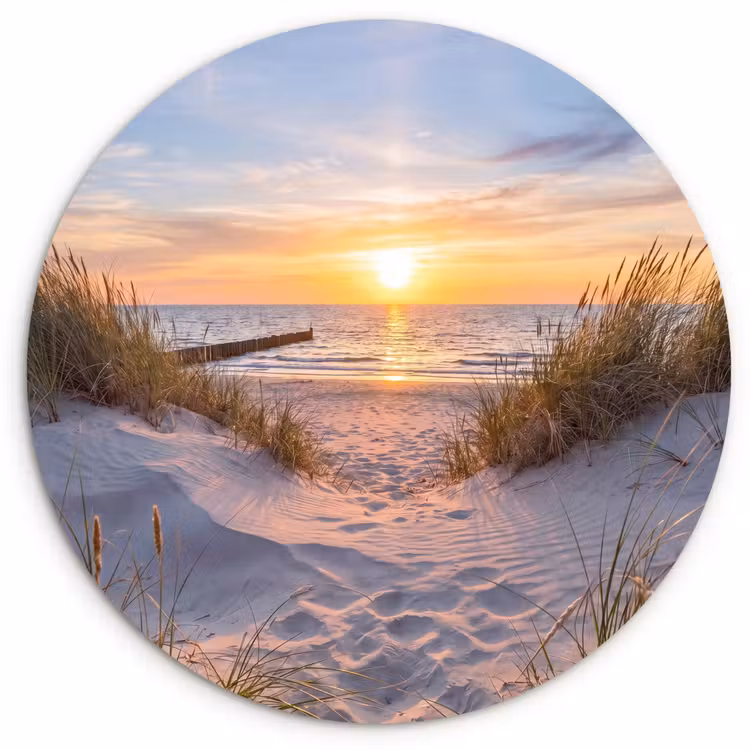 Muurcirkel - Strand - Zonsondergang - Natuur - Landschap — 1