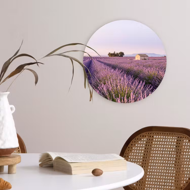 Muurcirkel - Lavendel - Landschap - Sereen - Paars — 4