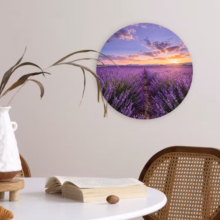 Muurcirkel - Lavendel - Veld - Natuur - Paars — 4