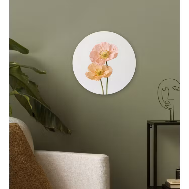Muurcirkel - Papavers - Botanisch - Roze — 3