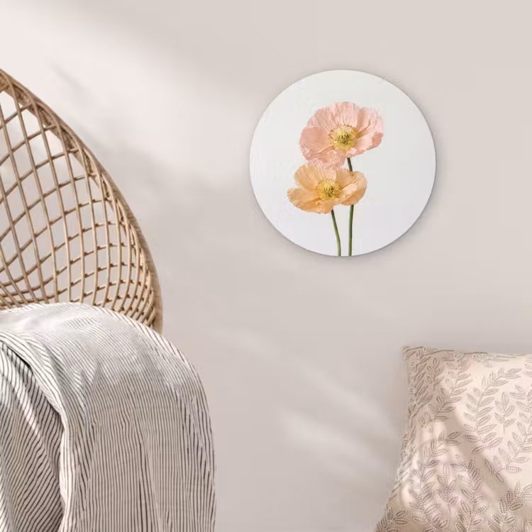 Muurcirkel - Papavers - Botanisch - Roze — 5