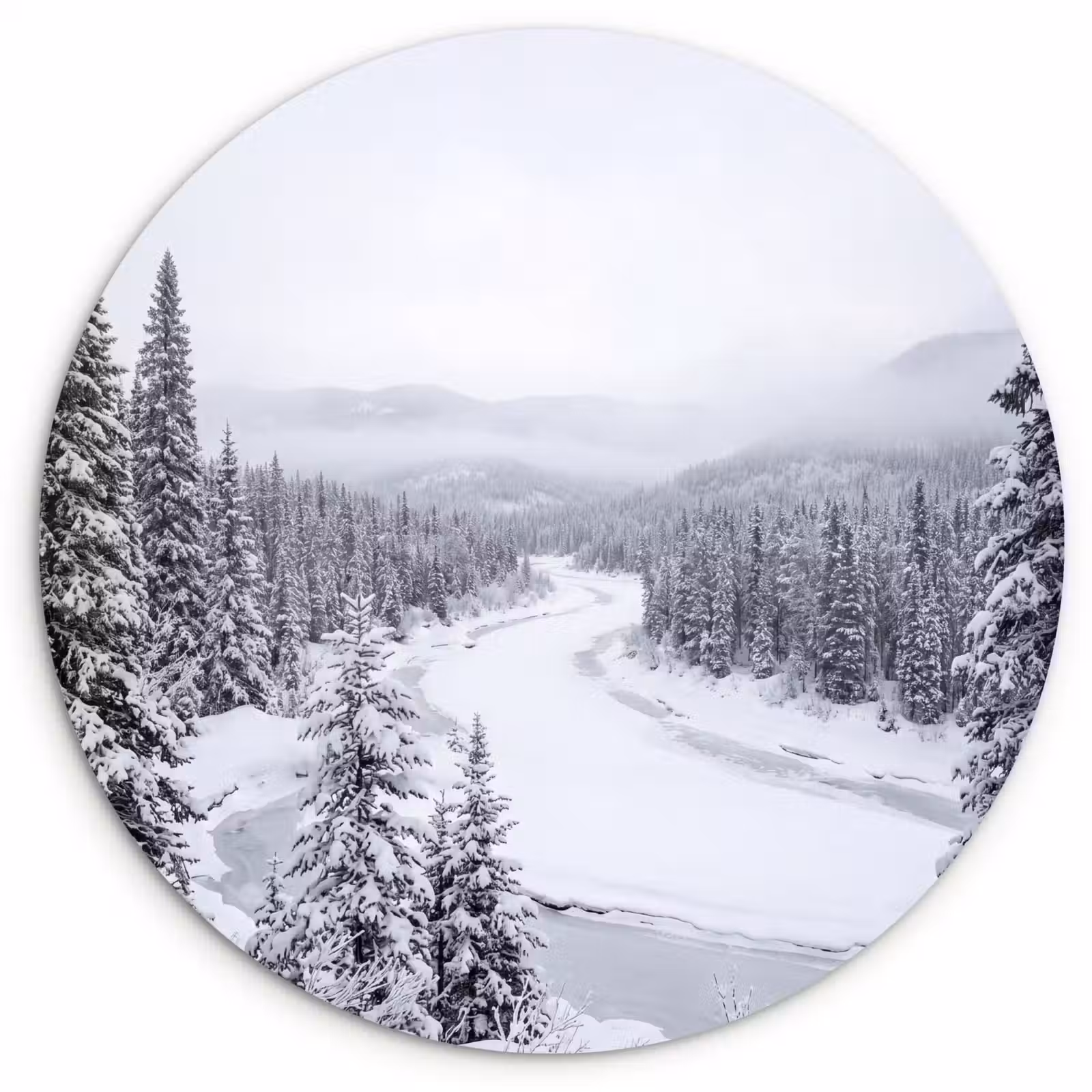 Muurcirkel - Rivier - Bevroren - Landschap - Winter — 1
