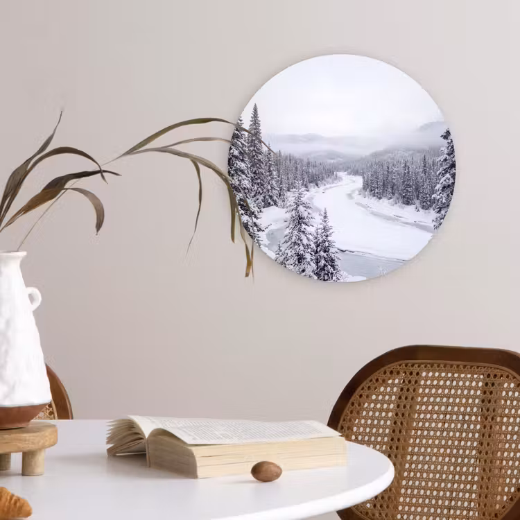 Muurcirkel - Rivier - Bevroren - Landschap - Winter — 4